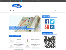 Tablet Screenshot of linkbyme.pe