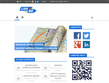 Tablet Screenshot of linkbyme.com.mx